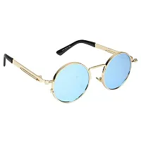 Fabulous Blue Metal UV Protected Sunglasses For Men-thumb3