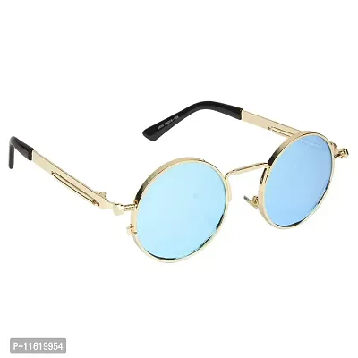 Fabulous Blue Metal UV Protected Sunglasses For Men-thumb4