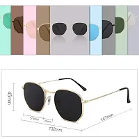 Unisex Metal Sunglasses-thumb2