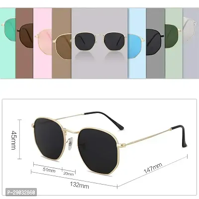 Unisex Metal Sunglasses-thumb3