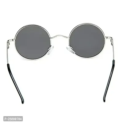 Modern Silver Metal Sunglasses-thumb5