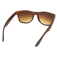 Stylish Classic Wayfarer Shape Brown-Brown Uv Protection Sunglasses For Women-thumb4