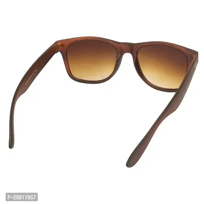 Stylish Classic Wayfarer Shape Brown-Brown Uv Protection Sunglasses For Women-thumb5