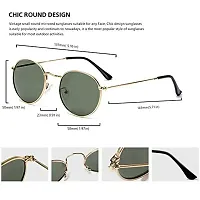 Unisex Metal Sunglasses-thumb2