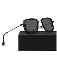 Arzonai Carryminati Metal Square Unisex Sunglasses (Large) Pack of 2-thumb2