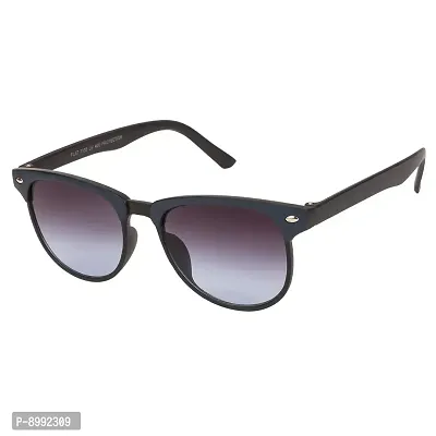 Arzonai Clubmaster Wayfarer Black-Black UV Protection Sunglasses For Men  Women [MA-319-S1]