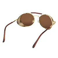 Fabulous Brown Metal UV Protected Sunglasses For Men-thumb4