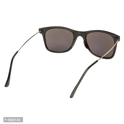 Arzonai Swaggy Wayfarer Shape Black-Green Mirrored UV Protection Sunglasses For Men  Women [MA-002-S3 ]-thumb5