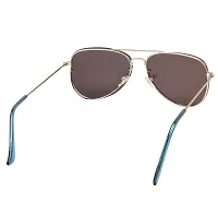 Arzonai Classics Aviator Shape Silver-Blue Mirrored UV Protection Sunglasses For Men  Women [MA-1000-S10 ]-thumb3