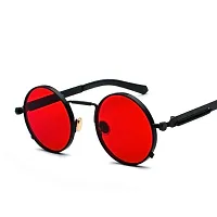 Fabulous Red Metal UV Protected Sunglasses For Men-thumb1