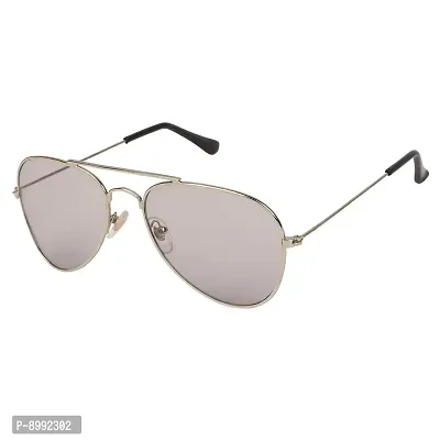 Arzonai Classics Aviator Silver-Grey UV Protection Sunglasses For Men  Women [MA-095-S8]