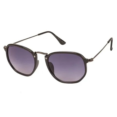 Arzonai Percel Retro Square Shape Mirrored UV Protection Sunglasses For Men Women [MA-014-S4 ]