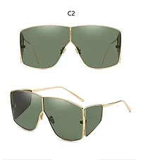 Fabulous Green Metal UV Protected Sunglasses For Men-thumb1