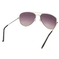 Arzonai Classic Aviator Shape Silver-Black UV Protection Sunglasses For Men  Women [MA-008-S13 ]-thumb3