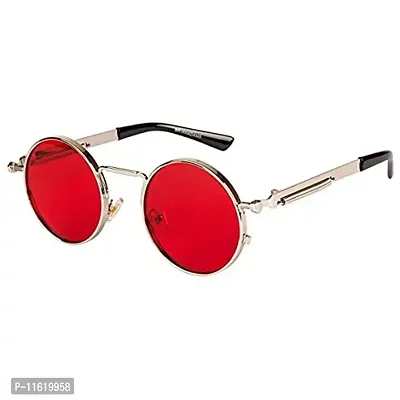 Fabulous Red Metal UV Protected Sunglasses For Men