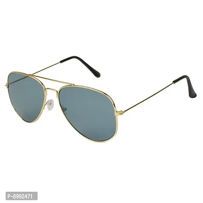 Arzonai Classics Aviator Golden-Green UV Protection Sunglasses For Men  Women |MA-095-S17|