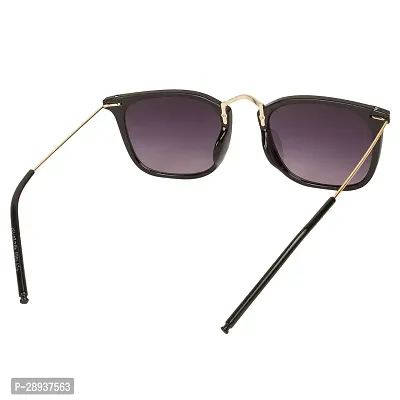 Modern Black Metal Sunglasses For Women-thumb5