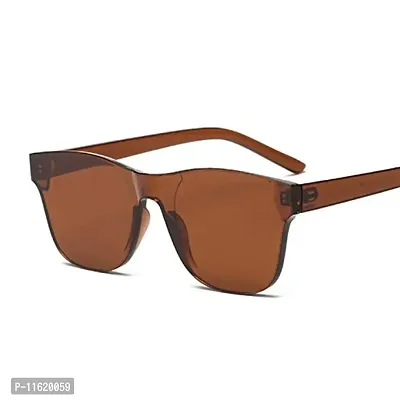 Fabulous Brown Plastic UV Protected Sunglasses For Men-thumb0