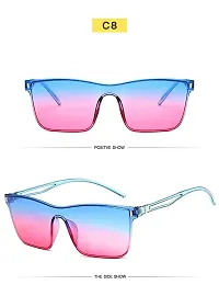 Fabulous Multicoloured Plastic UV Protected Sunglasses For Men-thumb1