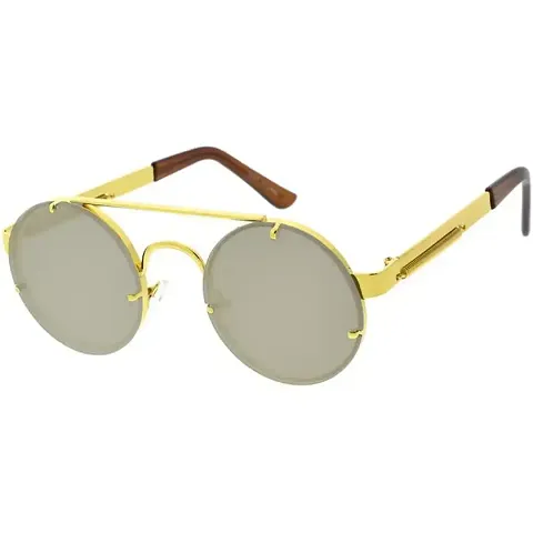 Stylish Metal Round Sunglasses For Women