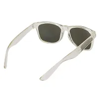 Modern Silver Plastic Sunglasses-thumb4