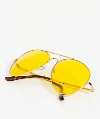 Trendy Yellow Aviator Sunglass For Women-thumb1