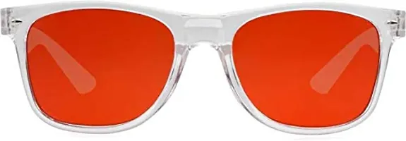 Fabulous Red Plastic UV Protected Sunglasses For Men-thumb2