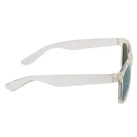 Modern Silver Plastic Sunglasses-thumb3