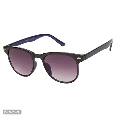 Arzonai Clubmaster Wayfarer Blue-Black UV Protection Sunglasses For Men  Women [MA-319-S3]