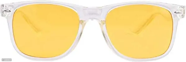 Modern Yellow Plastic Sunglasses-thumb3