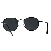 Fabulous Black Metal UV Protected Sunglasses For Men-thumb3