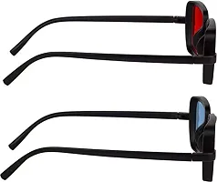 Modern Multicoloured Plastic Sunglasses Pack Of 2-thumb2