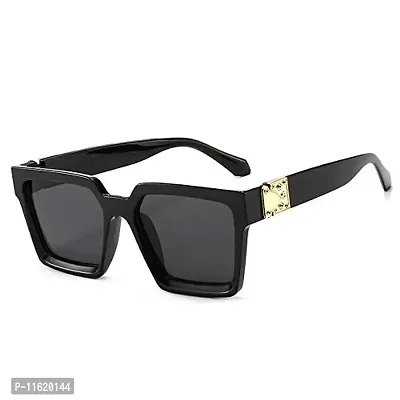 Fabulous Black Plastic UV Protected Sunglasses For Men