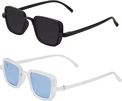 Modern Multicoloured Plastic Sunglasses Pack Of 2-thumb4