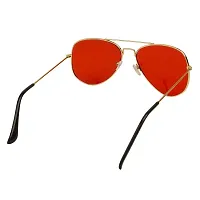 Trendy Red Aviator Sunglass For Women-thumb4