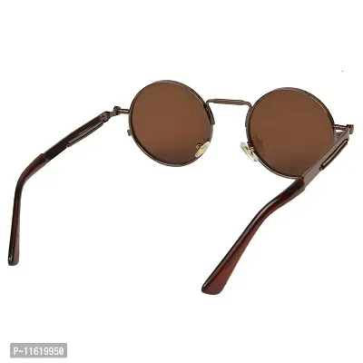 Fabulous Brown Metal UV Protected Sunglasses For Men-thumb5