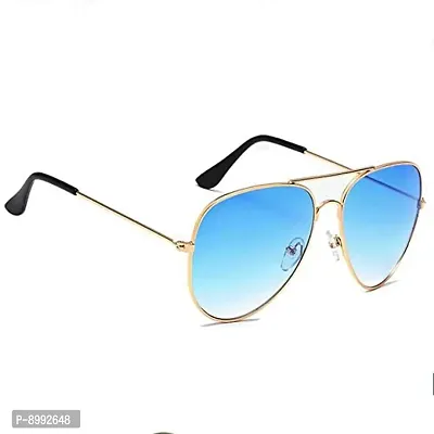 Arzonai Metal Aviator Sunglasses Pack of 2 (Medium)-thumb2