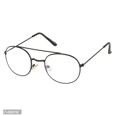 Arzonai Stylum Round Shape Black-Transparent UV Protection Sunglasses | Frame For Men  Women [MA-097-S5 ]-thumb0
