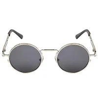 Fabulous Black Metal UV Protected Sunglasses For Men-thumb1