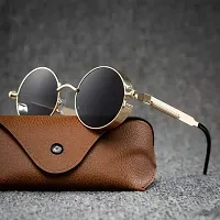 Unisex Metal Sunglasses-thumb2