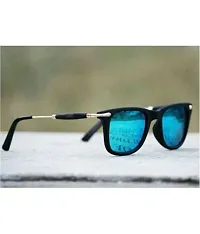 Fabulous Blue Metal UV Protected Sunglasses For Men-thumb1