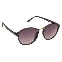 Arzonai Diffy Round Black-Black UV Protection Sunglasses For Women [MA-089-S1 ]-thumb1