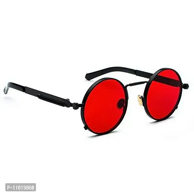 Fabulous Red Metal UV Protected Sunglasses For Men-thumb0