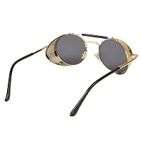 Fabulous Black Metal UV Protected Sunglasses For Men-thumb4