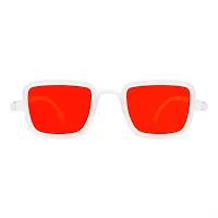 Modern Red Metal Sunglasses-thumb2