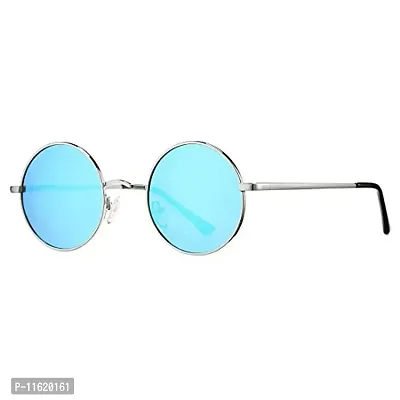 Fabulous Silver Metal UV Protected Sunglasses For Men-thumb3