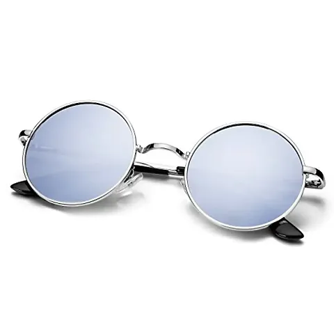 Stylish Metal Round Sunglasses For Women