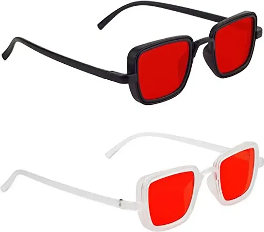 Modern Plastic Sunglasses Pack Of 2