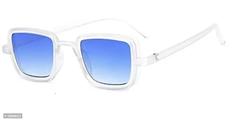 Modern Blue Plastic Sunglasses