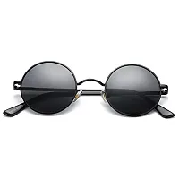 Fabulous Black Metal UV Protected Sunglasses For Men-thumb4